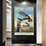 vintage plane poster
