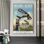 vintage plane poster