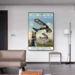 vintage plane poster
