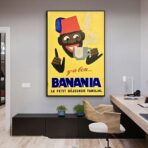 vintage banania poster
