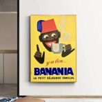 vintage banania poster