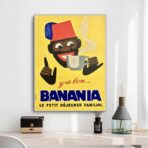 vintage banania poster