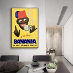 vintage banania poster