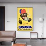 vintage banania poster