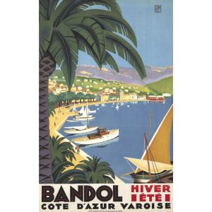 vintage bandol poster