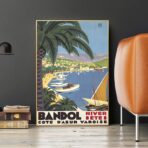 vintage bandol poster