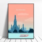 vintage poster bangkok