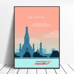 vintage poster bangkok
