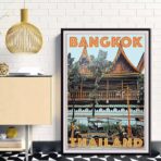 vintage bangkok poster