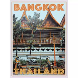 vintage bangkok poster