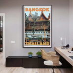 vintage bangkok poster