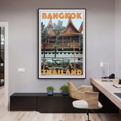 vintage bangkok poster
