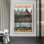 vintage bangkok poster