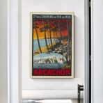 vintage poster bassin darcachon
