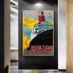 vintage boat poster