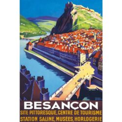 vintage poster besancon