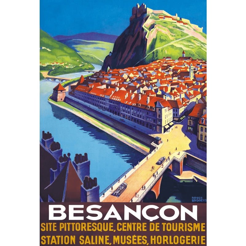 vintage poster besancon