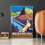 vintage poster besancon