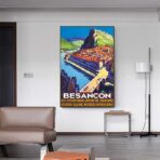 vintage poster besancon