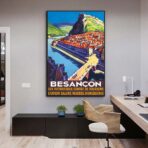 vintage poster besancon