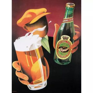 vintage drink poster