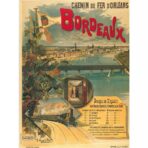 vintage bordeaux poster