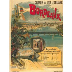 vintage bordeaux poster