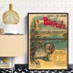 vintage bordeaux poster
