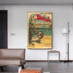 vintage bordeaux poster