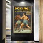 vintage boxing poster