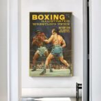 vintage boxing poster
