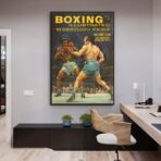 vintage boxing poster