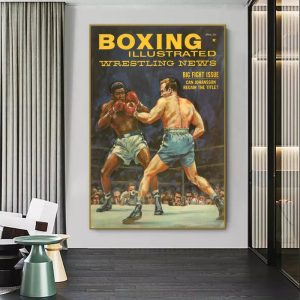 vintage boxing poster