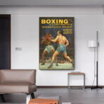 vintage boxing poster