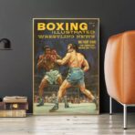 vintage boxing poster