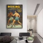 vintage boxing poster