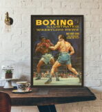 vintage boxing poster