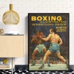 vintage boxing poster