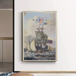 vintage poster brest