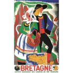 vintage poster brittany