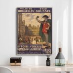 vintage poster brussels