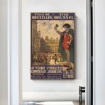vintage poster brussels