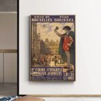vintage poster brussels