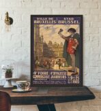 vintage poster brussels