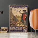 vintage poster brussels