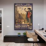 vintage poster brussels