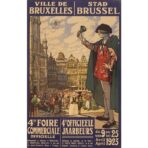vintage poster brussels