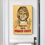vintage cafe poster