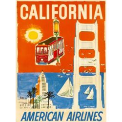 vintage california poster