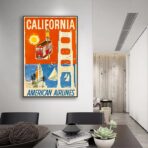 vintage california poster